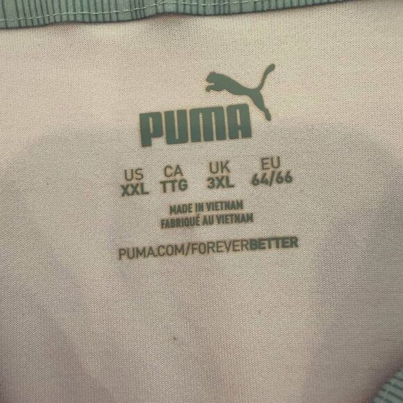 Puma Short Sleeve Golf Polo Shirt Men’s XXL Performance Moisture Wicking Pink - Picture 3 of 6